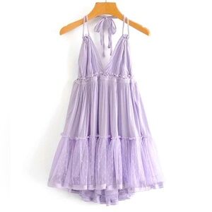 FREE PEOPLE 100 Degree Dress lilac XS